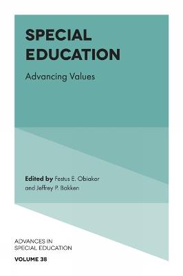 Special Education: Advancing Values - cover