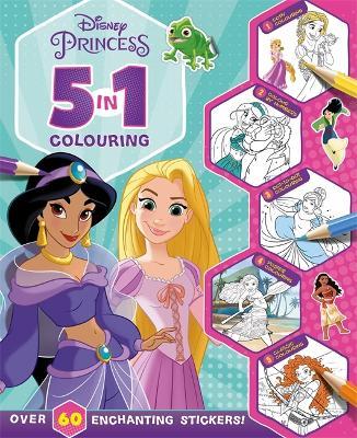 Disney Princess: 5 in 1 Colouring - Walt Disney - cover