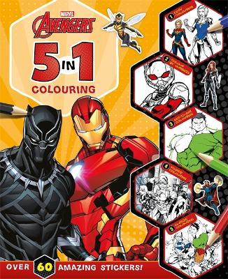 Marvel Avengers: 5 in 1 Colouring - Marvel Entertainment International Ltd - cover