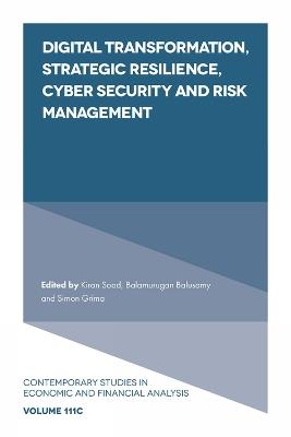 Digital Transformation, Strategic Resilience, Cyber Security and Risk Management - cover