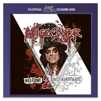 The Official Alice Cooper Colouring Book - cover