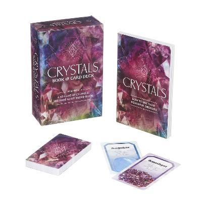 Crystals Book & Card Deck: Includes a 52-Card Deck and a 160-Page Illustrated Book - Emily Anderson - cover
