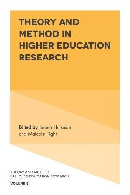 Theory and Method in Higher Education Research - cover