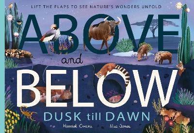 Above and Below: Dusk till Dawn: Lift the flaps to see nature's wonders unfold - Harriet Evans - cover