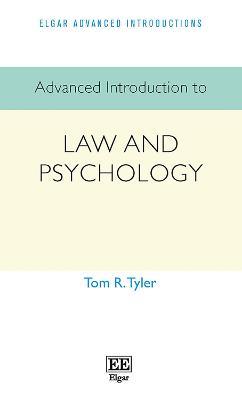 Advanced Introduction to Law and Psychology - Tom R. Tyler - cover