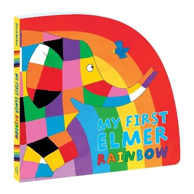 My First Elmer Rainbow: Shaped Board Book - David McKee - cover