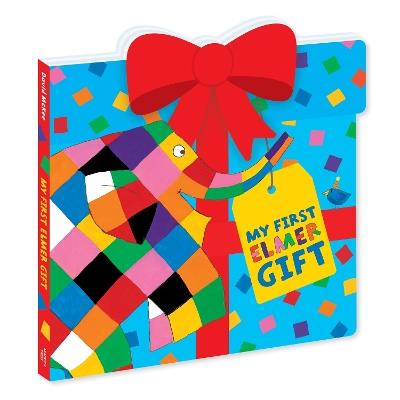 My First Elmer Gift: Shaped Board Book - David McKee - cover