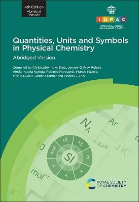 Quantities, Units and Symbols in Physical Chemistry: 4th Edition, Abridged Version - cover