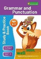 KS1 Grammar & Punctuation Study and Practice Book for Ages 5-7 (Years 1 - 2) Perfect for learning at home or use in the classroom - Foxton Books - cover