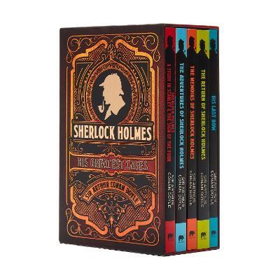 Sherlock Holmes: His Greatest Cases: 5-Book paperback boxed set - Arthur Conan Doyle - cover