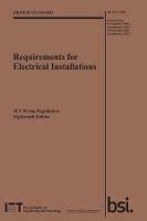 Requirements for Electrical Installations, IET Wiring Regulations, Eighteenth Edition, BS 7671:2018+A2:2022 - The Institution of Engineering and Technology - cover