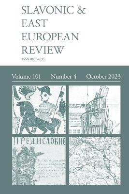Slavonic & East European Review (101: 4) 2023 - cover