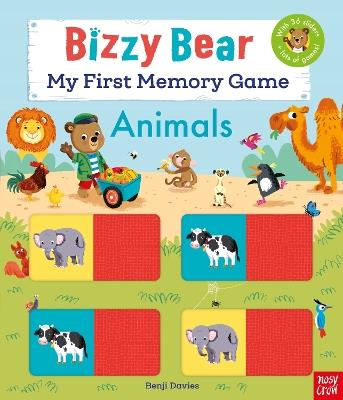 Bizzy Bear: My First Memory Game Book: Animals - cover