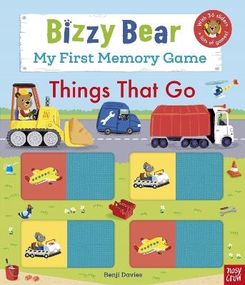 Bizzy Bear: My First Memory Game Book: Things That Go - cover