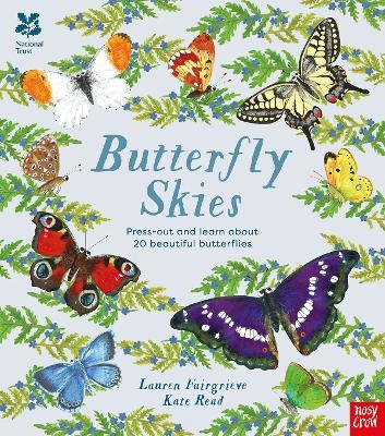 National Trust: Butterfly Skies: Press out and learn about 20 beautiful butterflies - Lauren Fairgrieve - cover