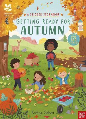 National Trust: Getting Ready for Autumn, A Sticker Storybook - cover