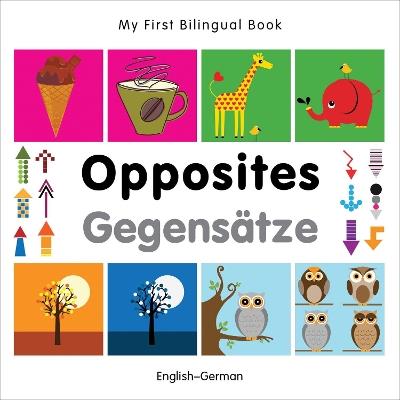 My First Bilingual Book -  Opposites (English- german) - cover