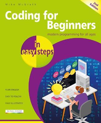Coding for Beginners in easy steps - Mike McGrath - cover