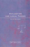 Evaluation and Legal Theory - Julie Dickson - cover