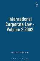 International Corporate Law - Volume 2 2002 - cover