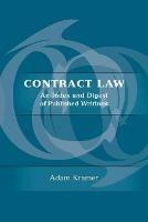 Contract Law: An Index and Digest of Published Writings - Adam Kramer KC - cover