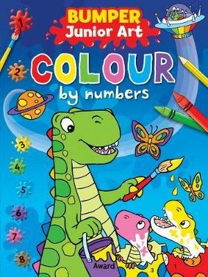 Junior Art Bumper Colour By Numbers - cover