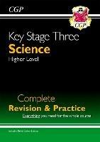 New KS3 Science Complete Revision & Practice – Higher (includes Online Edition, Videos & Quizzes) - CGP Books - cover