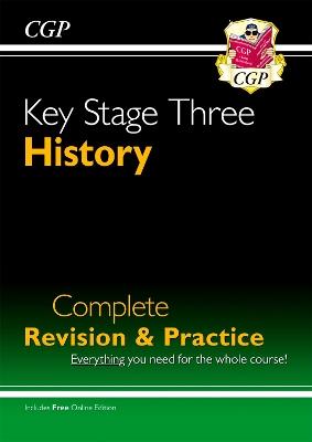 KS3 History Complete Revision & Practice (with Online Edition) - CGP Books - cover