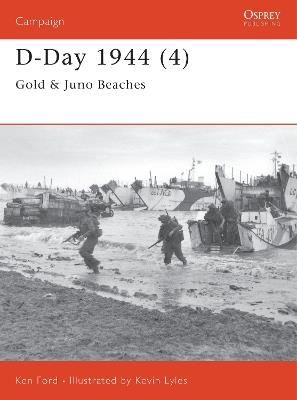 D-Day 1944 (4): Gold & Juno Beaches - Ken Ford - cover
