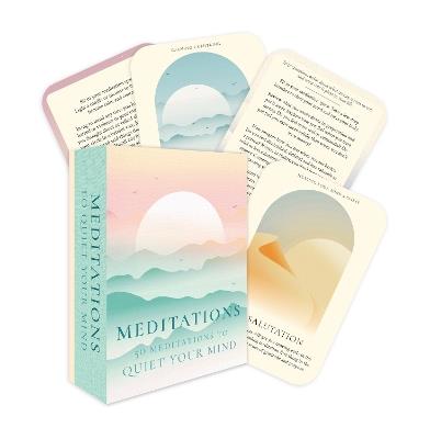 Meditations: A card deck: 50 cards to quiet your mind - Madonna Gauding - cover