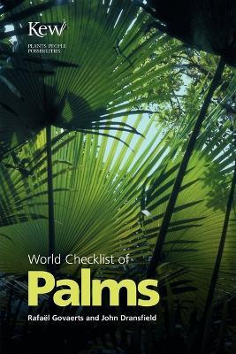 World Checklist of Palms - R Govaerts,J Dransfield,Rafael Govaerts - cover