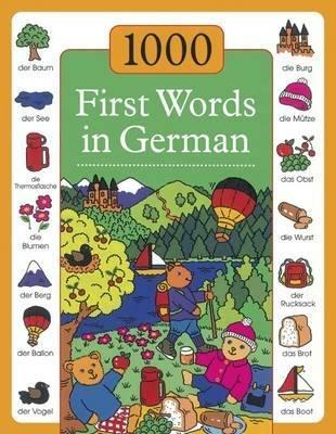 1000 First Words in German - Andrea Kenkmann - cover