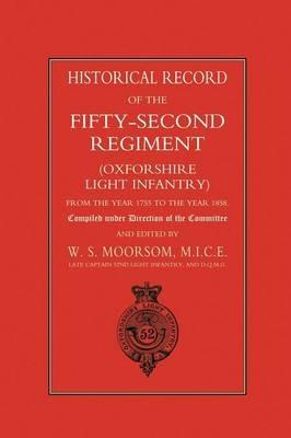Historical Record of the Fifty-second Regiment (Oxfordshire Light Infantry) from the Year 1755 to the Year 1858 - cover