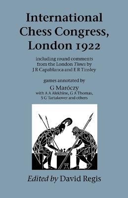 International Chess Congress, London 1922 - cover