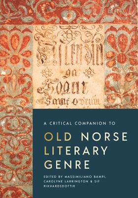 A Critical Companion to Old Norse Literary Genre - cover