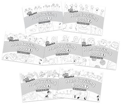 Jolly Phonics Handwriting Books Complete Set (1-7): In Precursive Letters (British English edition) - Jolly Learning - cover