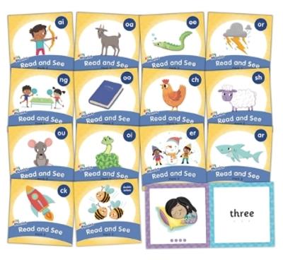 Jolly Phonics Read and See, Pack 2: In Precursive Letters (British English edition) - Sue Lloyd,Sara Wernham - cover