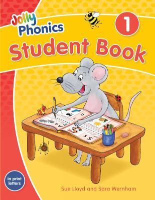 Jolly Phonics Student Book 1: In Print Letters (American English edition) - Sue Lloyd,Sara Wernham - cover