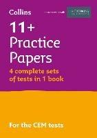 11+ Verbal Reasoning, Non-Verbal Reasoning & Maths Practice Papers (Bumper Book with 4 sets of tests): For the 2025 Cem Tests - Collins 11+,The 11 Plus Tutoring Academy,Philip McMahon - cover