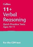11+ Verbal Reasoning Quick Practice Tests Age 10-11 (Year 6): For the 2023 Cem Tests - Letts 11+ - cover