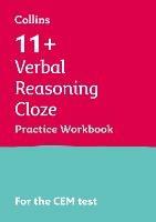 11+ Verbal Reasoning Cloze Practice Workbook: For the 2025 Cem Tests - Collins 11+ - cover