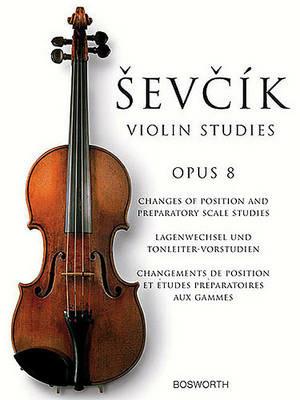 Studies for violin op. 8 - Otakar Sevcik - copertina