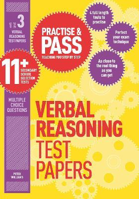 Practise & Pass 11+ Level Three: Verbal reasoning Practice Test Papers - Peter Williams - cover