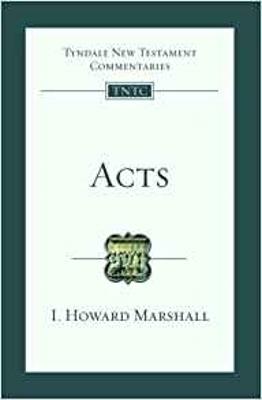 Acts: Tyndale New Testament Commentary - Howard Marshall - cover