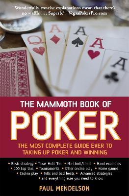 The Mammoth Book of Poker - Paul Mendelson - cover