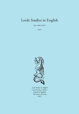 Leeds Studies in English 2015 - cover