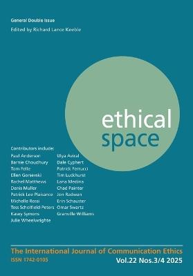 Ethical Space Vol. 22 Issue 3/4 - cover