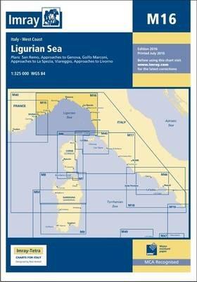 Imray Chart M16: Ligurian Sea - Imray - cover