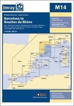 Imray Chart M14: Barcelona to Bouches Du Rhone
