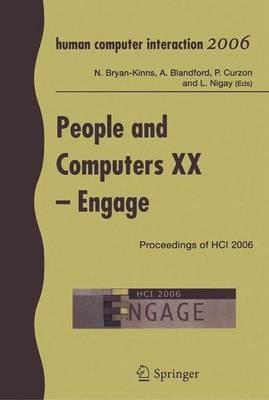 People and Computers XX - Engage: Proceedings of HCI 2006 - cover